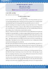 Đề thi học kì 2 Văn 9 - Đề số 9